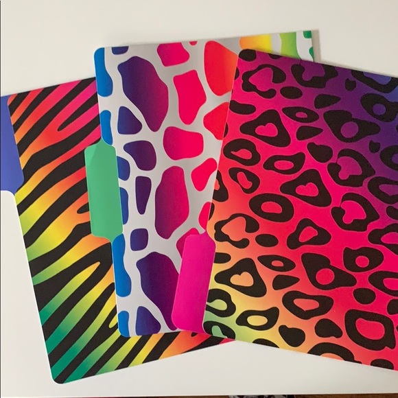 Carolina Pad 3pack File Folders with tabs lot of 4 - Picture 4 of 6